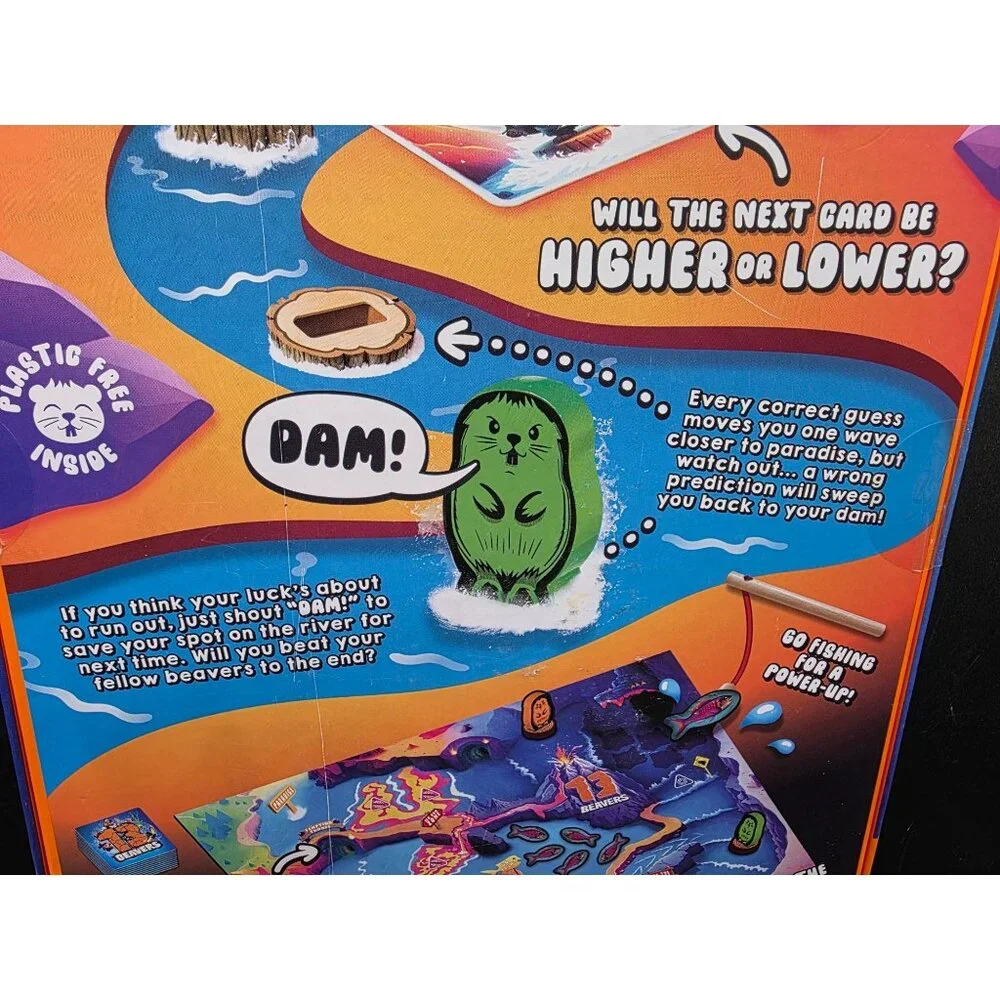13 Beavers High Or Low Board Game By Format Games Age 7+ Family & Friends